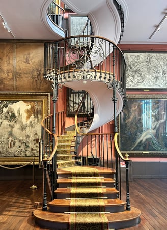 escalier en colimacon musee gustave moreau