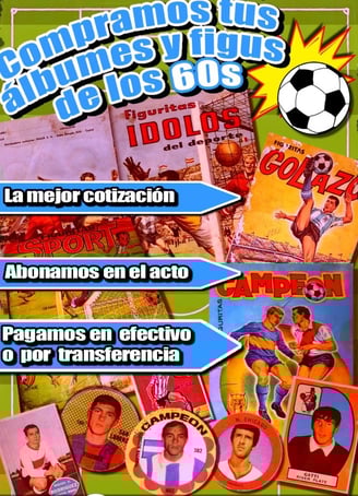 Compramos figuritas y álbumes retro / vintage