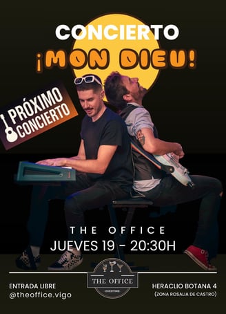 Mon Dieu en concierto este jueves 19 en The Office