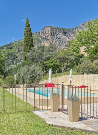 photo jardin piscine