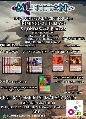Torneo Mensual Magic Modern