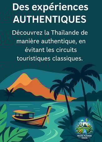 Photo en Thaïlande avec le logo Tenzin
