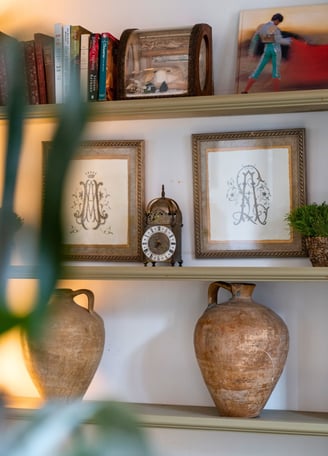 Spanish-themed décor details at Finca Santa Katerina