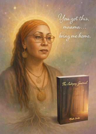 Image of C'ah Sole the Author of The Autopsy Journal Beautiful Woman