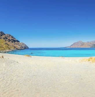 retreats in crete, beautiful beach, paligremnos beach plakias