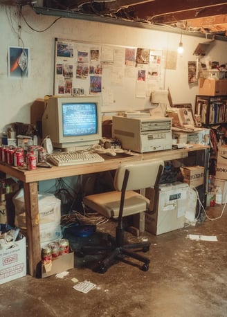 Bellevue Garage, Washington, July 5th 1994: Founding Moment