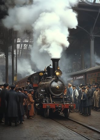 George_Stephenson_Standing_Beside_Locomotion_No._1