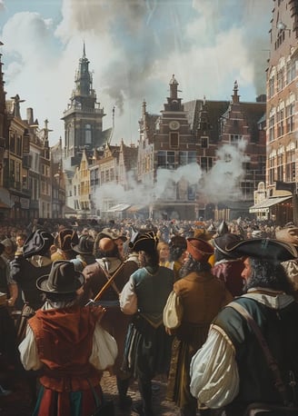 Haarlem Market Square, 1690