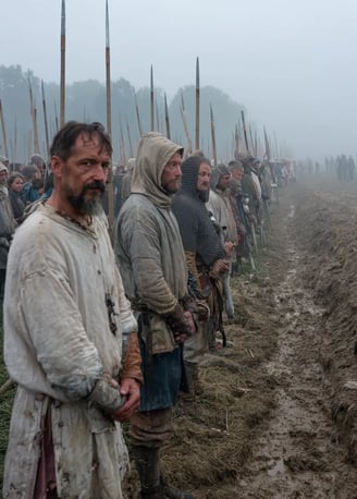 Kortrijk Fields, Flanders, July 11, 1302: Militia Muster