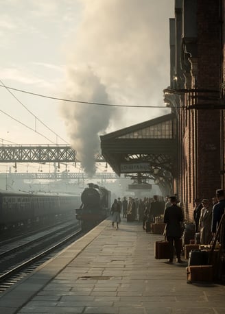 Leicester Station, England, 1841: Organizing the Excursion