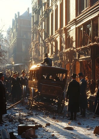 The_Crash_in_London_A_horse-drawn_cab_crashes