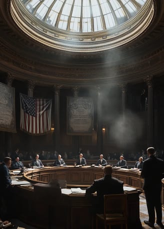 U.S. Senate debates Willis-Campbell Act during Prohibition era, Capitol Hill 1921.