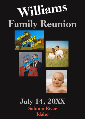 a family reunion flyer for a family reunion