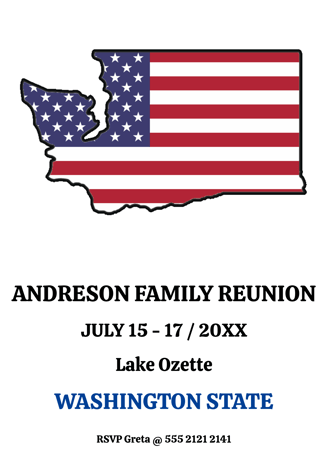 a poster for the family reunion of the family reunion
