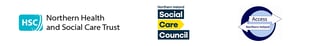 Logos of healthcare bodies in Northern Ireland