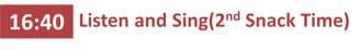 Listen and Sing Activity