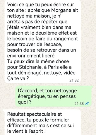 texte témoignage whatsapp