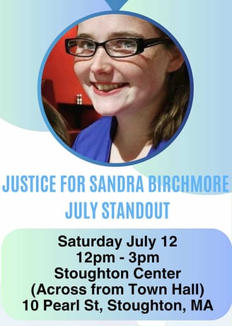 Sandra Birchmore Standout Events Justice