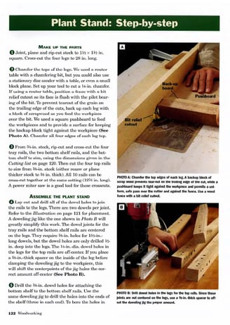 step by step to make a plant stand