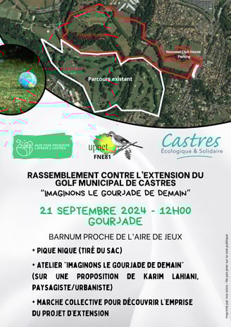 affiche golf