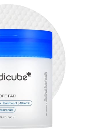 Medicube Zero Pore Toner Pore Pads AHA and BHA ingredients 