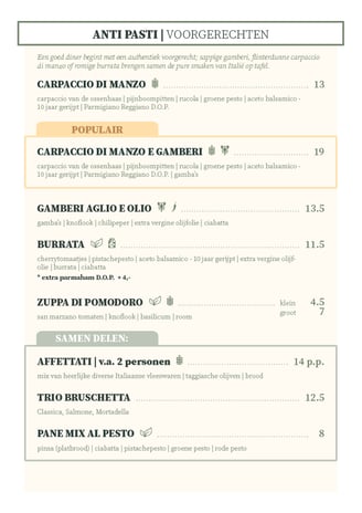 antipasti voorgerechten samen delen