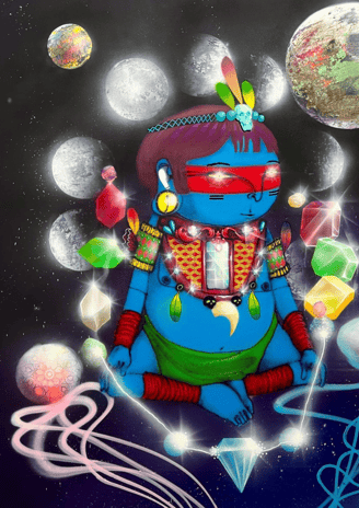Grafite do artista Cranio