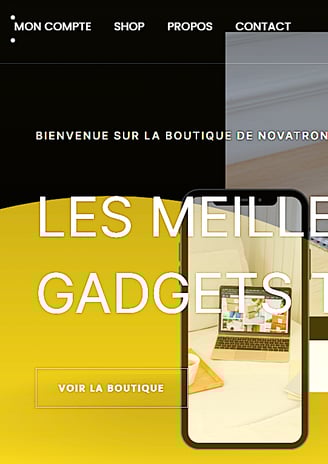 Exemple de site Web fait par NeoCodex