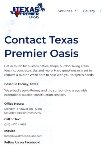 Contact Form Sample