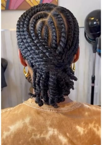 flat twist hairstyles 