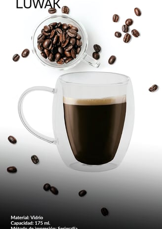 Taza de café promocional