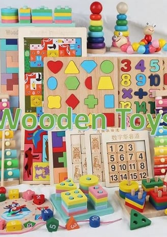 Wooden Toys collection for kids & toddlers, Educational Learning Teaching aid