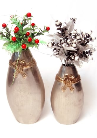 aluminium flower vase