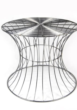 iron wire table