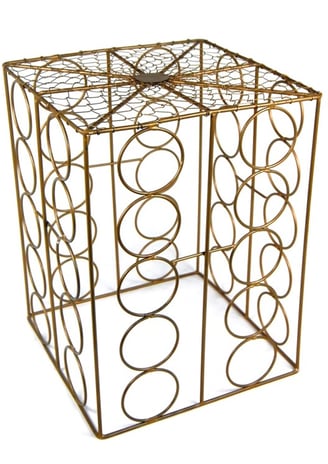 iron wire table
