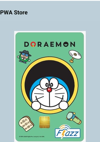 Kartu Flazz BCA edisi Doraemon