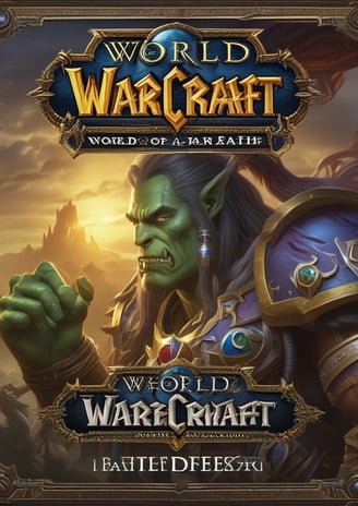 A video game box for the expansion set 'World of Warcraftis placed upright on snowy ground. The cover features an imposing armored figure, holding a large sword, with icy blue and white color themes. The Blizzard Entertainment logo is visible at the bottom along with other game information.