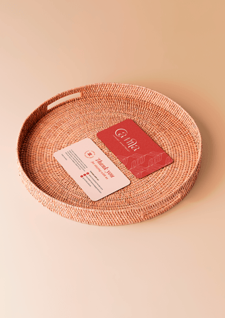 Custom brand elements for camila tailored to create a strong visual impact
