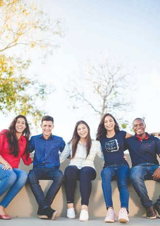 Group of People are sitting together