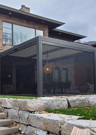 pergola zip screen