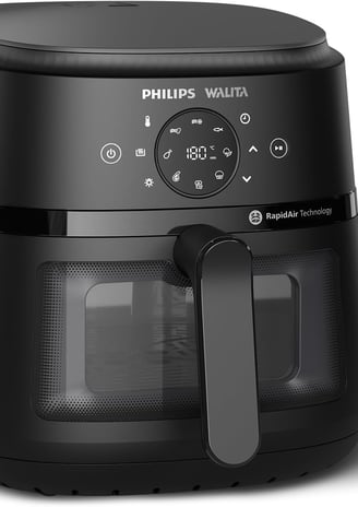 Fritadeira Airfryer Digital Série 2000 XL, Philips Walita, 6,2 litros, Tecnologia RapidAir, Preta, 2