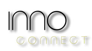 a black and white logo with the words,'i amo connect connect '