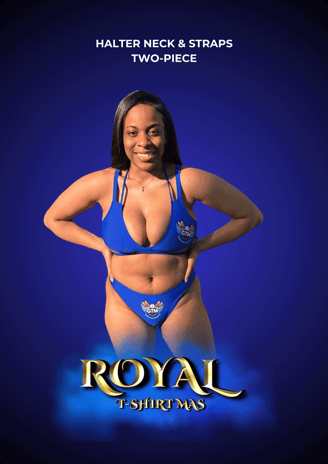 Halter neck and straps two-piece