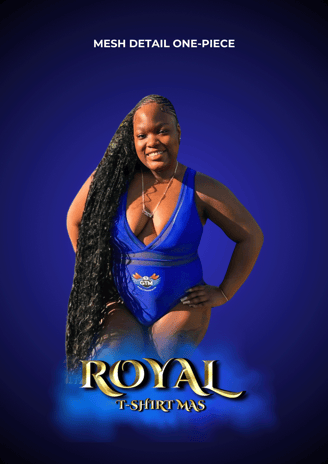 Mesh detail one-piece