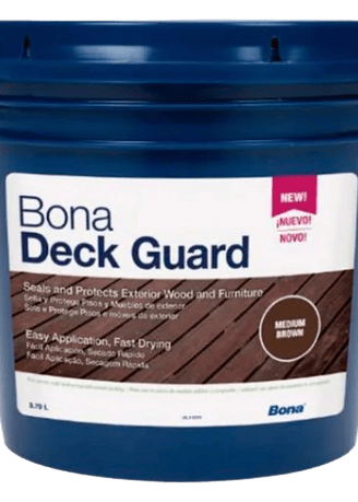 a bona decking decking decking with a brown decking