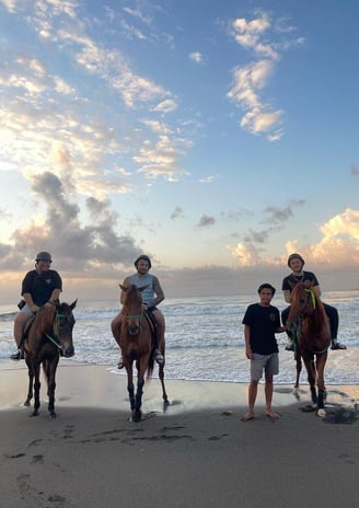 horse riding