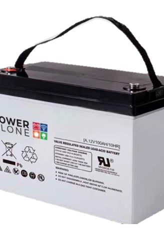 Baterías de 12 V desde 9 AH, 7 AH, 12 , 18 , 26 , 35 , 55 , 75 , 80 , 100 , 150 y 200 AH amperios. 