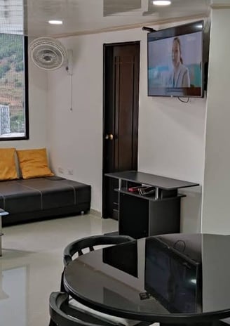 Alquiler de apartamento amoblado con vista al mar por días en El Rodadero, Santa Marta, Colombia