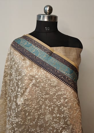 Embroidery saree 