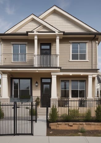 a brand new house